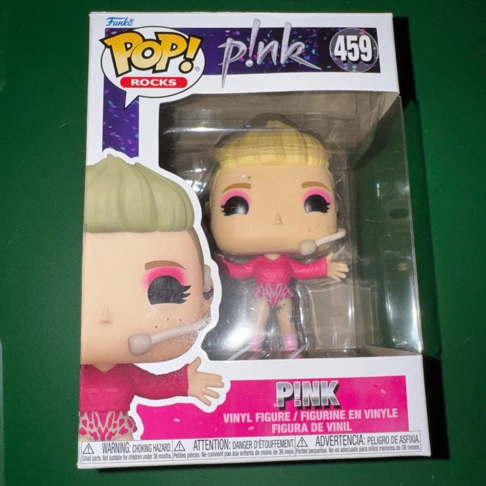 Funko Pop! Rocks Pink Figure with Blonde Hair - Picture 1 of 1